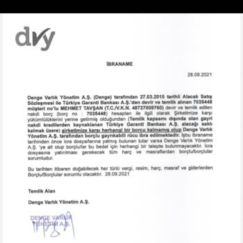 Denge Varlık Garanti Bankası'nda Şikayetçiyim Denge Varlıktan Şikayetçiyim