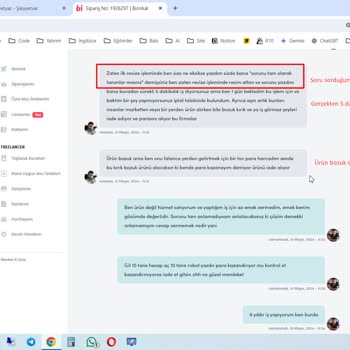 Bionluk Kendi Koşullarının Dışında İade Alıyor, Mağdur Ediyor.