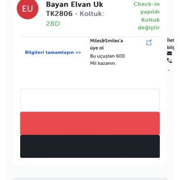 THY Uçak Bileti Şikayet