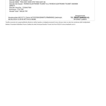 Paybox Yanlış Gönderilen Tutarın Hızlı İadesi Talebi