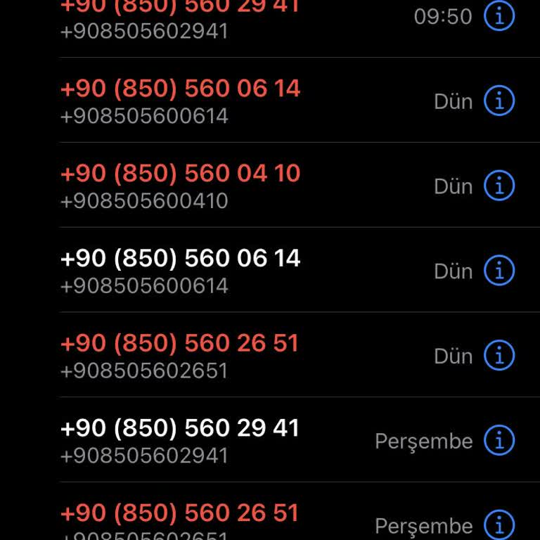 Vodafone Sürekli Telefondan Aranıyorum