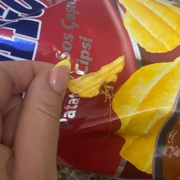 Amigo Cips İçinden Böcek Gibi Bir Şey Çıktı
