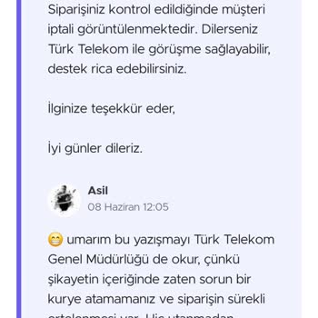 Türk Telekom Mobil Hattımı Teslim Alamadım