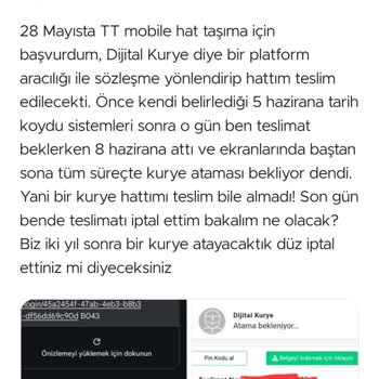 Türk Telekom Mobil Hattımı Teslim Alamadım
