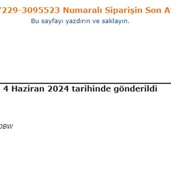 Www.amazon.com.tr Geçerli Sebep Göstermeden Siparişimizi İptal Etti