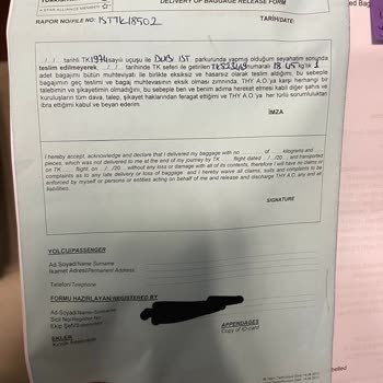 Turk Hava Yolları Kirik Valiz Mağduriyeti