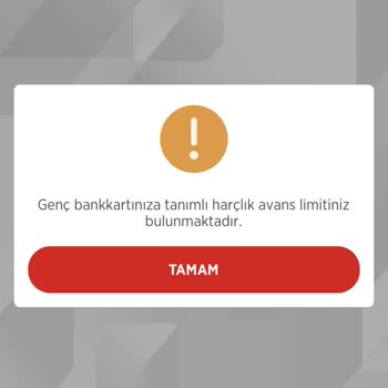 Ziraat Bankası Harçlık Avansımı Kullanamıyorum