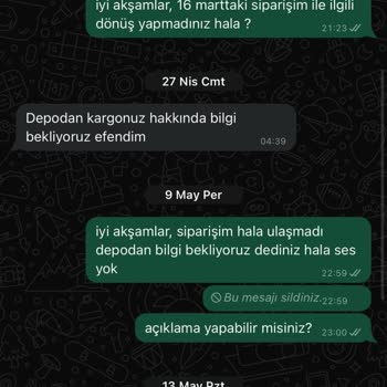 Boikab E Ticaret Sitesinden Aldığım Ürün Elime Asla Ulaşmıyor