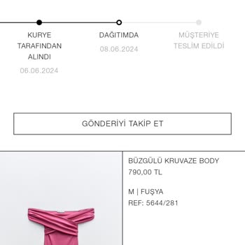 Zara'dan Aldığım Ürünler Teslim Edilmedi.