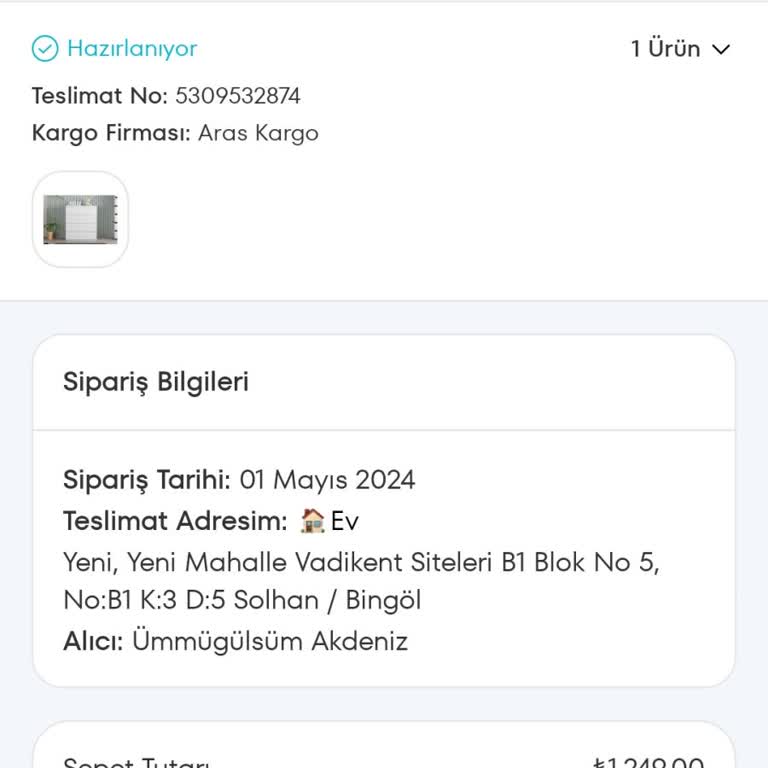 A101 Sipariş Verdiğim Ürünün Hala Gelmedi