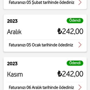 Vodafone Fahiş Fatura Artışı