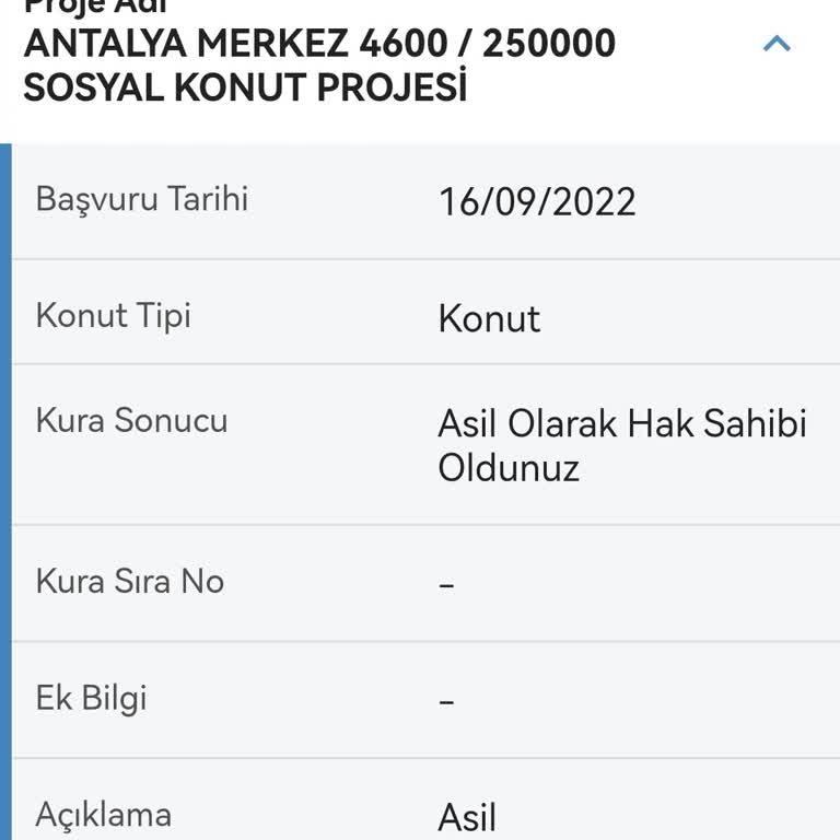 TOKİ Antalya/Merkez İlk Evim Projesi