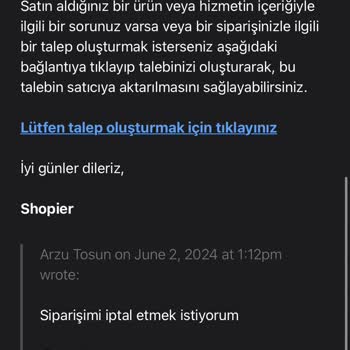 Shopier.com/Realsneakertr Yarım Saat Sonra İptal Ettiğim İade Almıyor