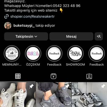 Shopier.com/Realsneakertr Yarım Saat Sonra İptal Ettiğim İade Almıyor
