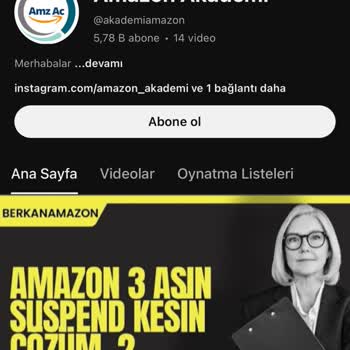 Amazon Akademi Hizmetinde Yaşadığım Sorunlar