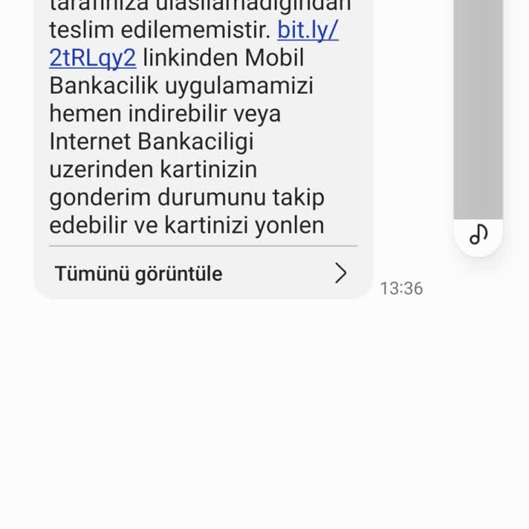 Kuryenet Tarafından Getirilmeyen VakıfBank Kartım