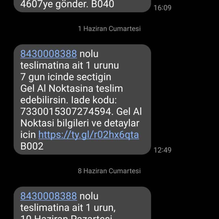 Trendyol Exspres Üzerinden İade