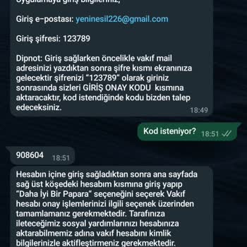 Burs Vaadiyle Dolandırıcılık Yenı Nesil Vakfı Burs