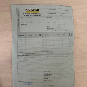 Karcher Se 4001 Halı Ve Koltuk Yıkama Makinesi Servis Sorunu