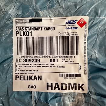 SC Sarvin Para İadesi Yapılmaması Ve Kalitesiz Ürün