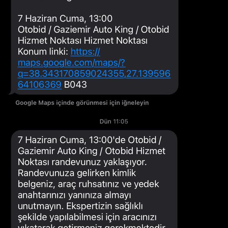 Sahibinden Otobüs Zaman Kaybı