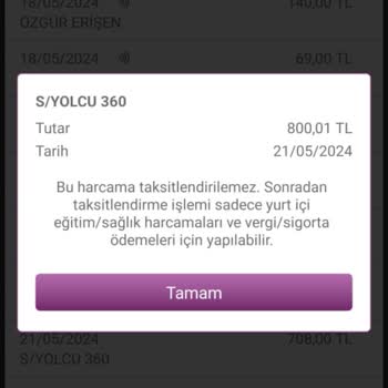 Yolcu360 Paramı İade Etmiyor