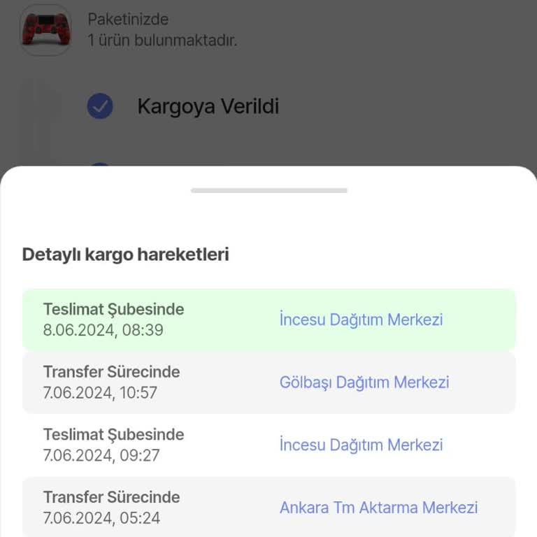 Hepsijet İncesu Dağıtım Şubesi Ve Hepsiburada
