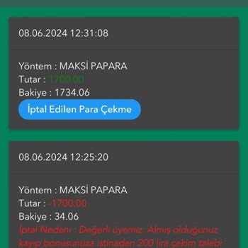 Betpark Hediye FreeSpin Ödemesi Yapmıyor