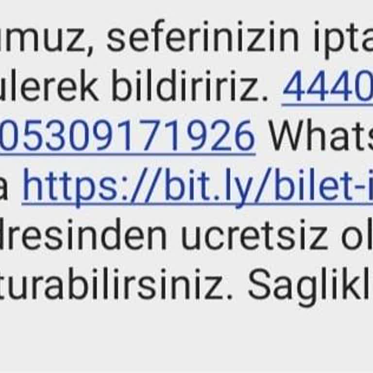 Kamil Koç Son Dakika Bilet İptali Mağduriyeti!