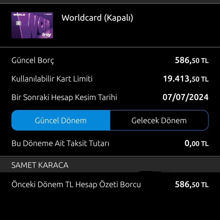 Yapı Kredi Yıllık Kart İadesi Yapmıyor.