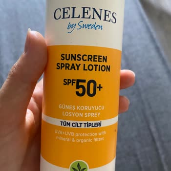 Celenes By Sweden Sunscreen Spray Lotion