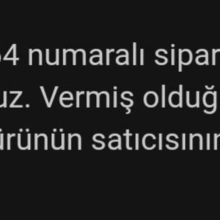 Amazon İptal Edilen Sipariş