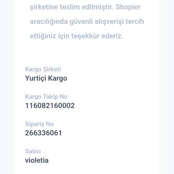 Violetia (violetia.com.tr) Violetia Kargom Gelmedi