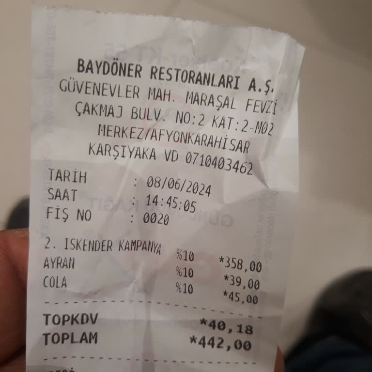 Baydöner İlgisizlik Olursa Olur Gibi