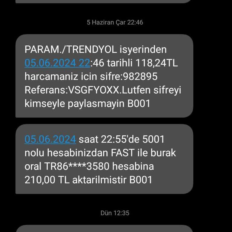 Ziraat Bankası Harçlık Avansım Kapatıldı.
