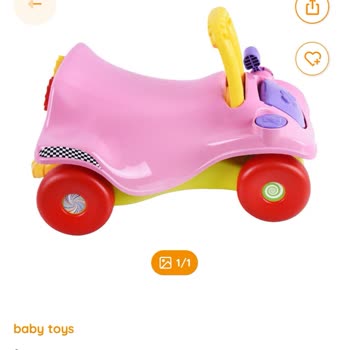 Pink Blue Baby Toys Baby Toys İlk Bebek Arabasının Tekerlekleri Gitmiyor
