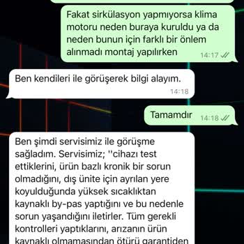 ECA Sıfır Alınan Klimalar Soğuk Üflemiyor Gelen Servis İlgilenmiyor.