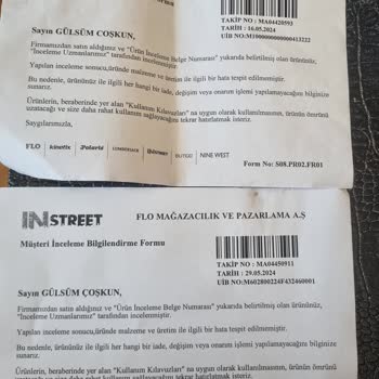 In Street Mağazasının Yaptığı Mağduriyet