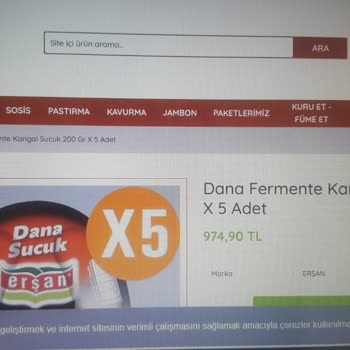 Erşan Et Ürün Bilgilerinin Yetersizliği Hakkında Şikayet