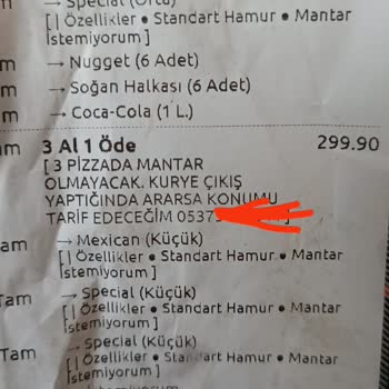 Dediğimi Ve Yazdığımı Anlamayan Pasaport Pizza Şubesi