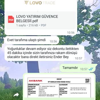 Lovo Trade Müşteri Memnuniyetsizliği Ve Uyarı