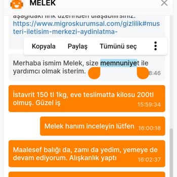 Migros Malın Satışından Sonra, Zamlandığı Gerekçesiyle Zam Farkının Alınması.