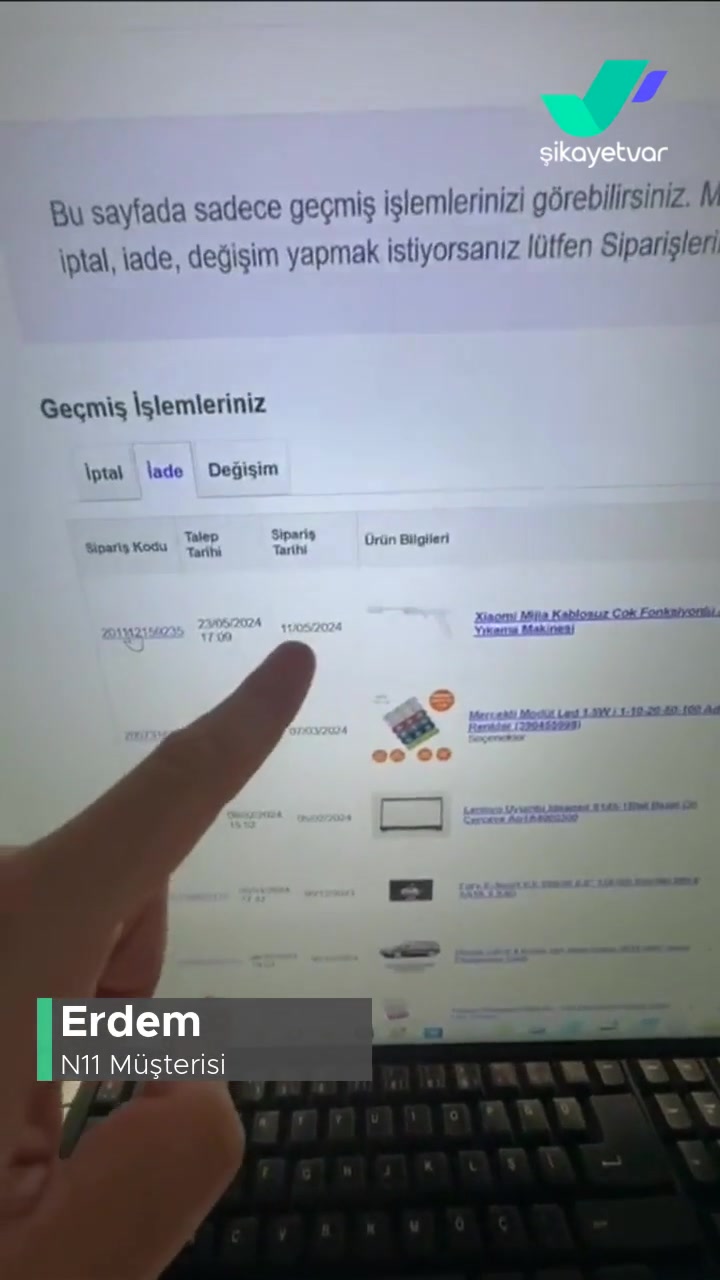 N11 Sipariş İptali Ve Para İademi Yapmıyor! videonun kapak resmi