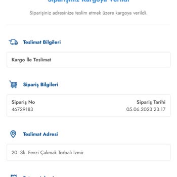 Şok Marketler 1 Yıl Önce Almış Olduğum Ürün Teslim Edilmedi
