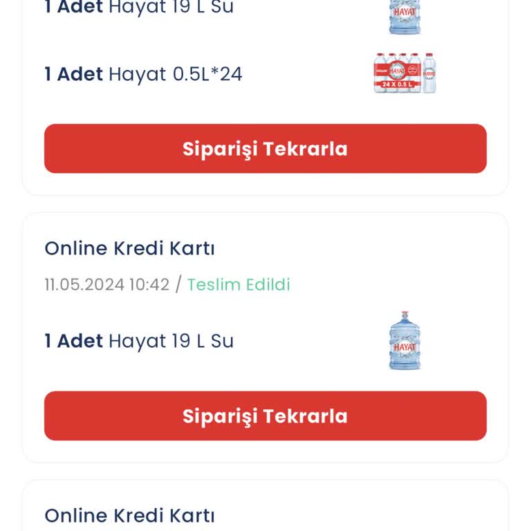 Hayat Su Eksik Teslimat, Hiçbir Bilgilendirme Yapılmaması