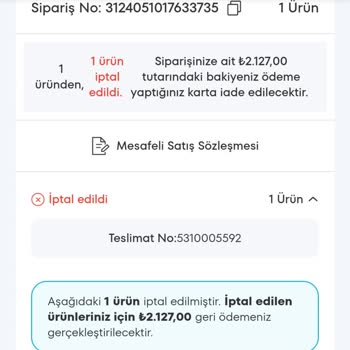 A101 Online Paramı Alamıyorum