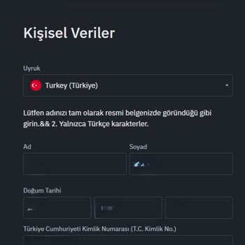 Binance TR Kimlik Doğrulamasına İhtiyacım Var