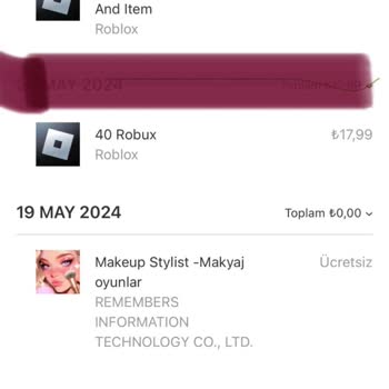 Roblox Para İadesi Çocuk Satın Alma İşlemi