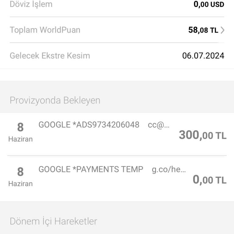 VakıfBank Kredi Kartımdan Haberim Olmadan Çekim Yapılmış