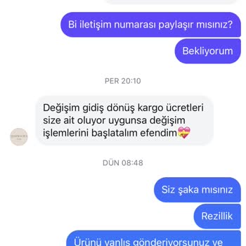 Qarmacha Farklı Beden Kargo Parası